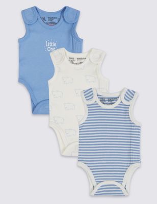 3 Pack Premature Pure Cotton Bodysuits